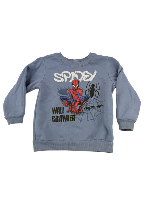 Marvel Spider-Man Wall Crawler Blue Sweatshirt