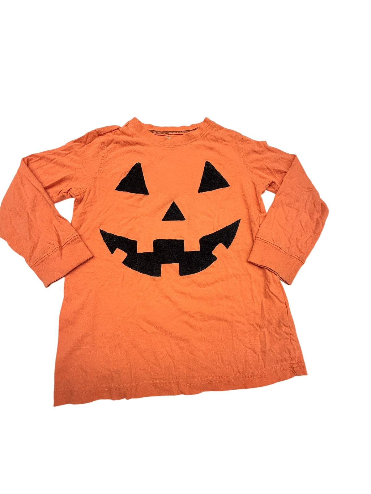 Carter's Pumpkin Face Long Sleeve T-Shirt Size 7