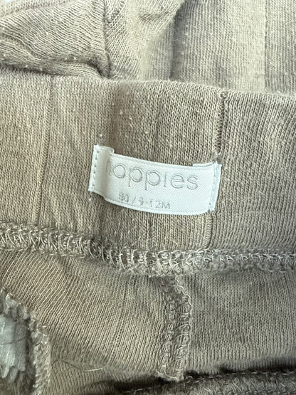 Noppies Taupe Jogger Pants 9-12M
