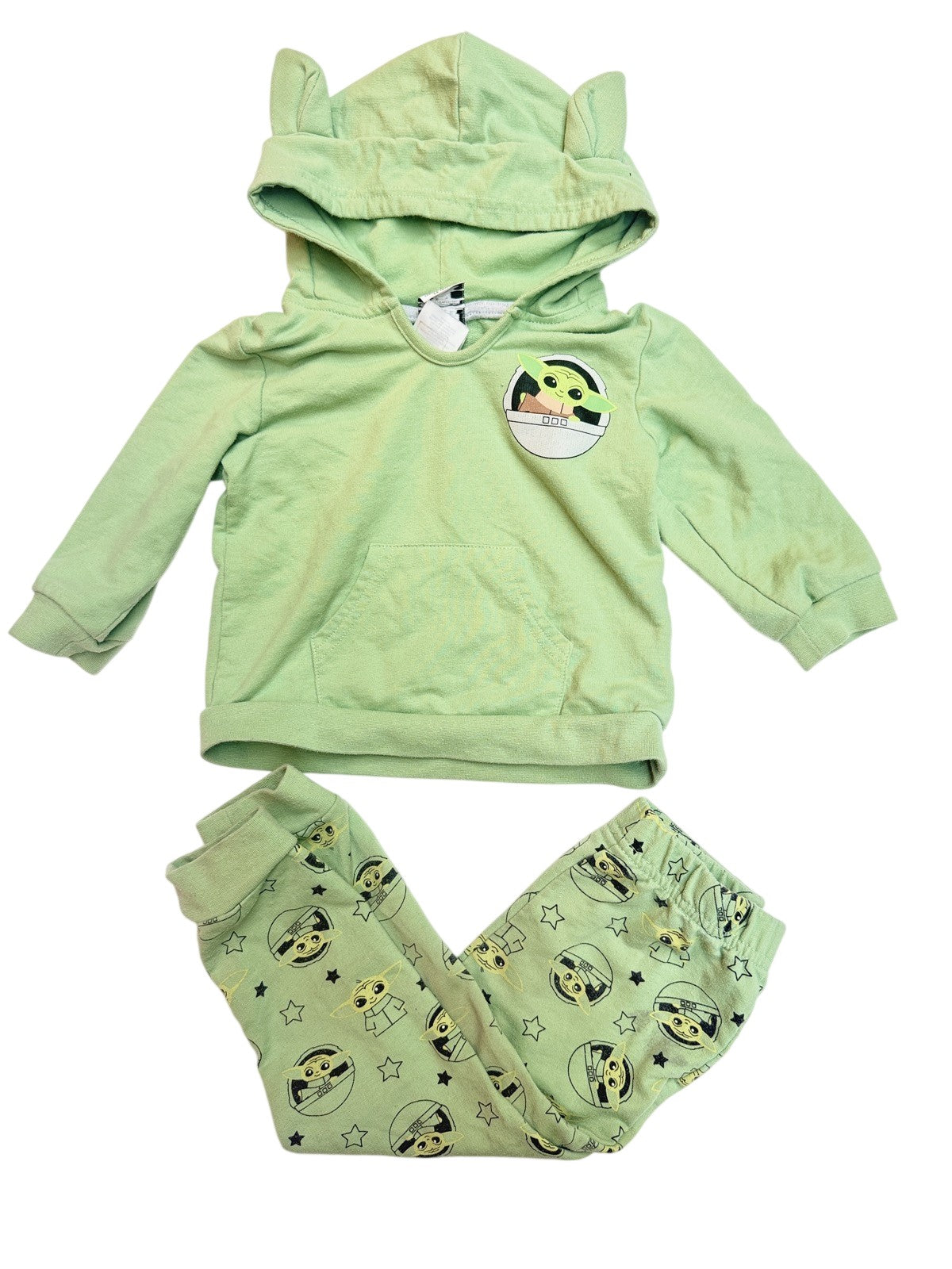 Star Wars Baby Yoda Hoodie Jogger Set 24M