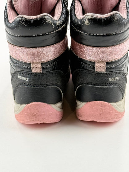 Geox Black Pink Waterproof Winter Boots US11.5