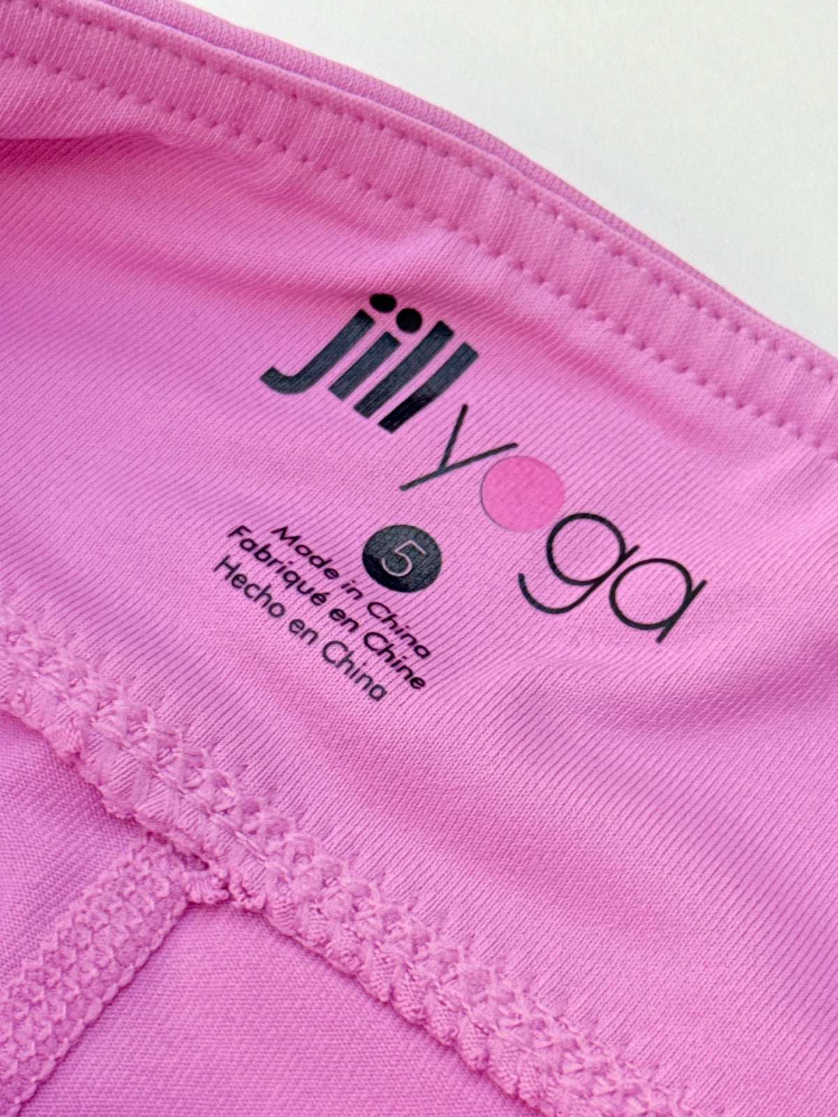 Jill Yoga Pink Biker Shorts Size 5