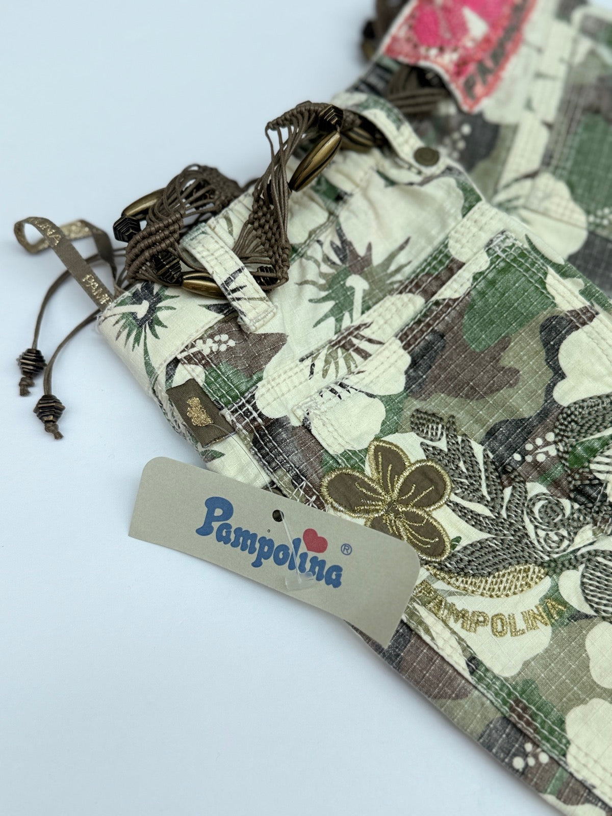 NWT - Pampolina Camo Floral Print Pants 2T