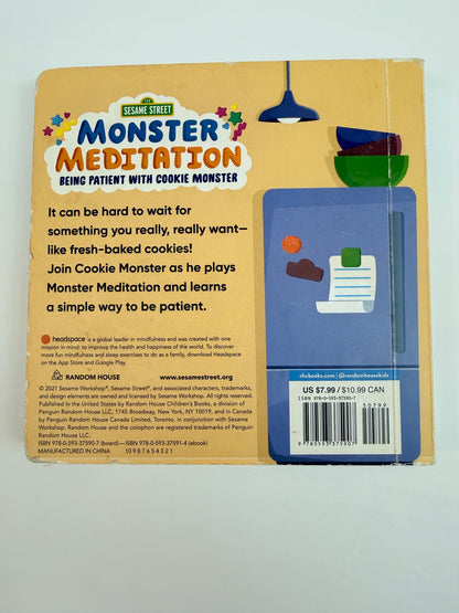 Sesame Street Monster Meditation Cookie Monster