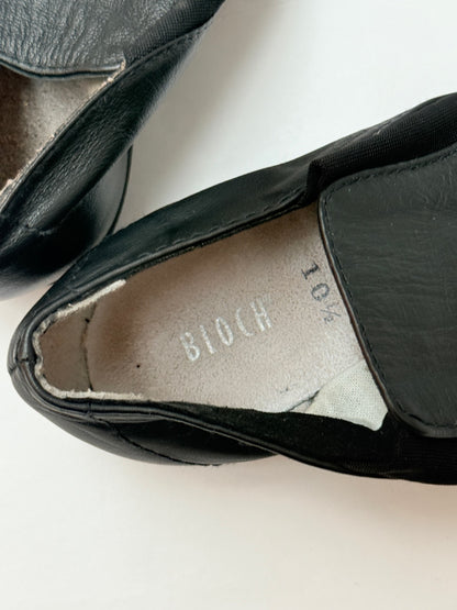 Bloch Black Leather Jazz Shoes Size 10.5