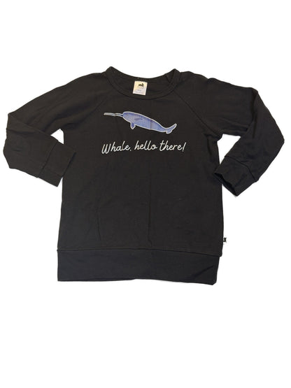 Little & Lively Narwhal Sweatshirt 3T/4T