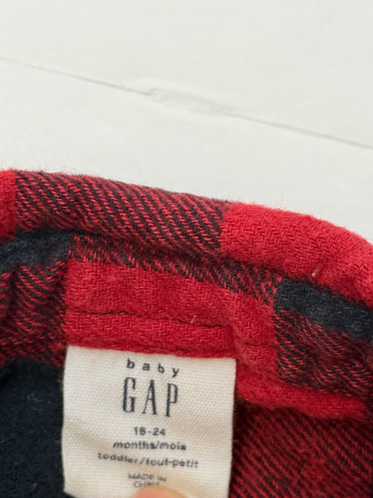 Baby Gap Buffalo Plaid Flannel Shirt 18-24M