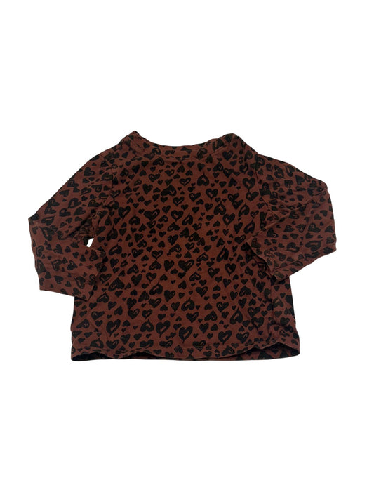Old Navy Heart Leopard Print T-Shirt 2T
