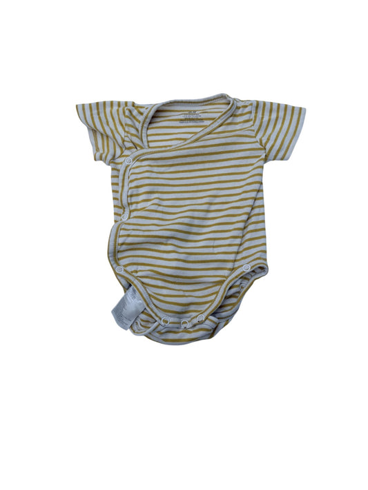 H&M Striped Kimono Bodysuit 4-6M