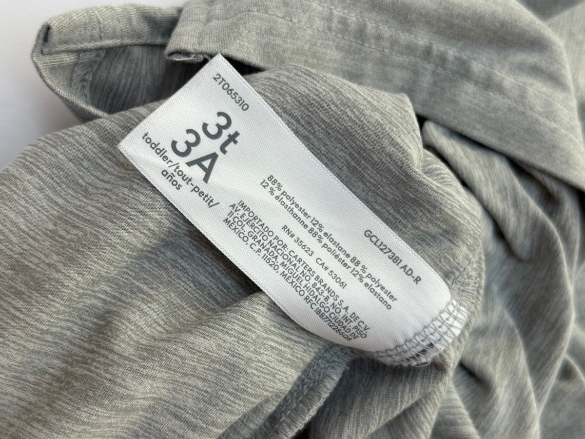Carter's Gray Colorblock T-Shirt 3T