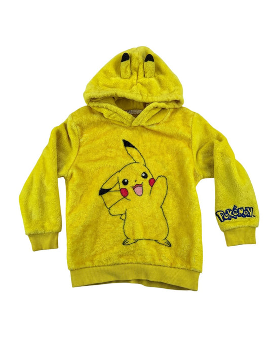H&M Pokemon Pikachu Fleece Hoodie Size 5T/6