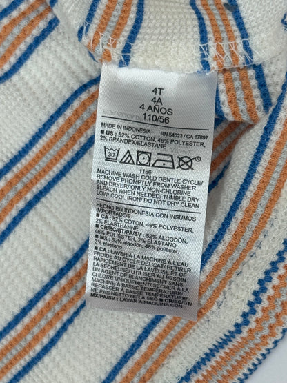 Old Navy Striped Waffle Tee 4T