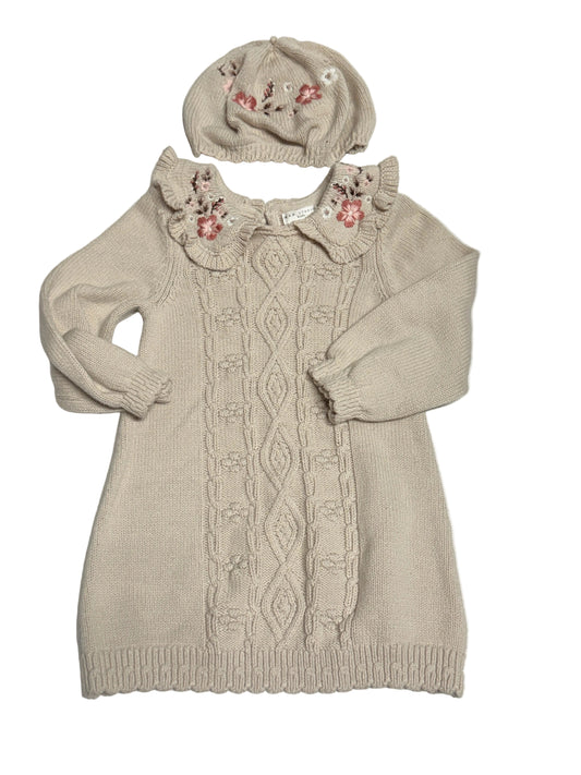 Max Studio Knit Dress & Hat Set 2t