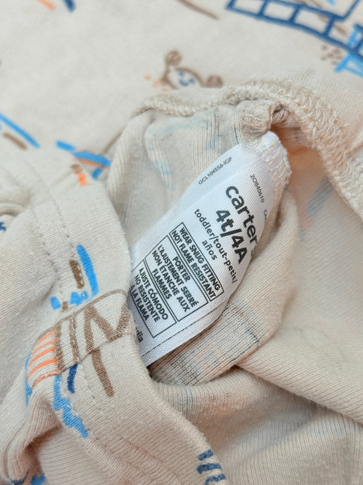 Carter's Beach Print Pajama Set 4T