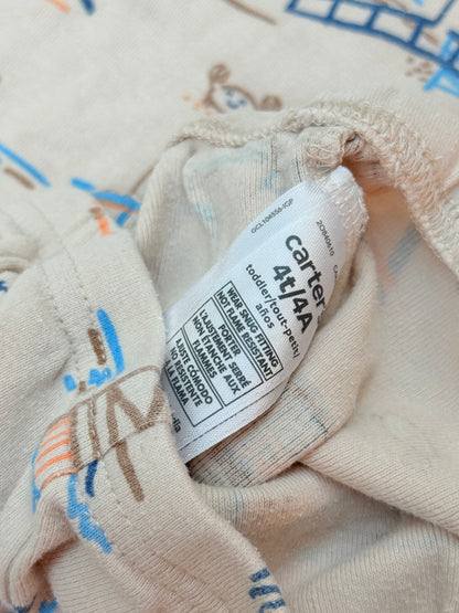 Carter's Beach Print Pajama Set 4T