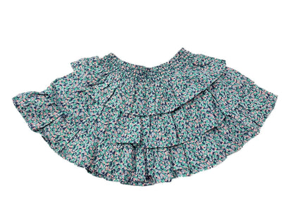 Mini Boden Floral Tiered Ruffle Skirt 4-5Y