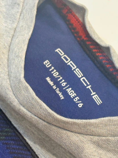Porsche Turbo Gray T-Shirt Age 5/6