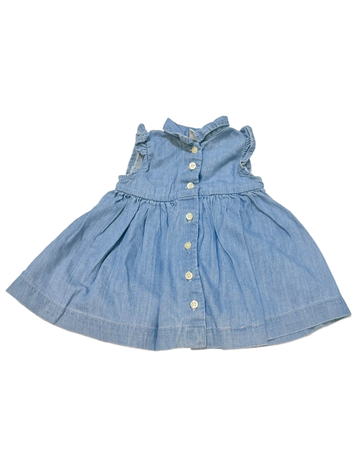 Baby Gap Chambray Button Dress 3-6M
