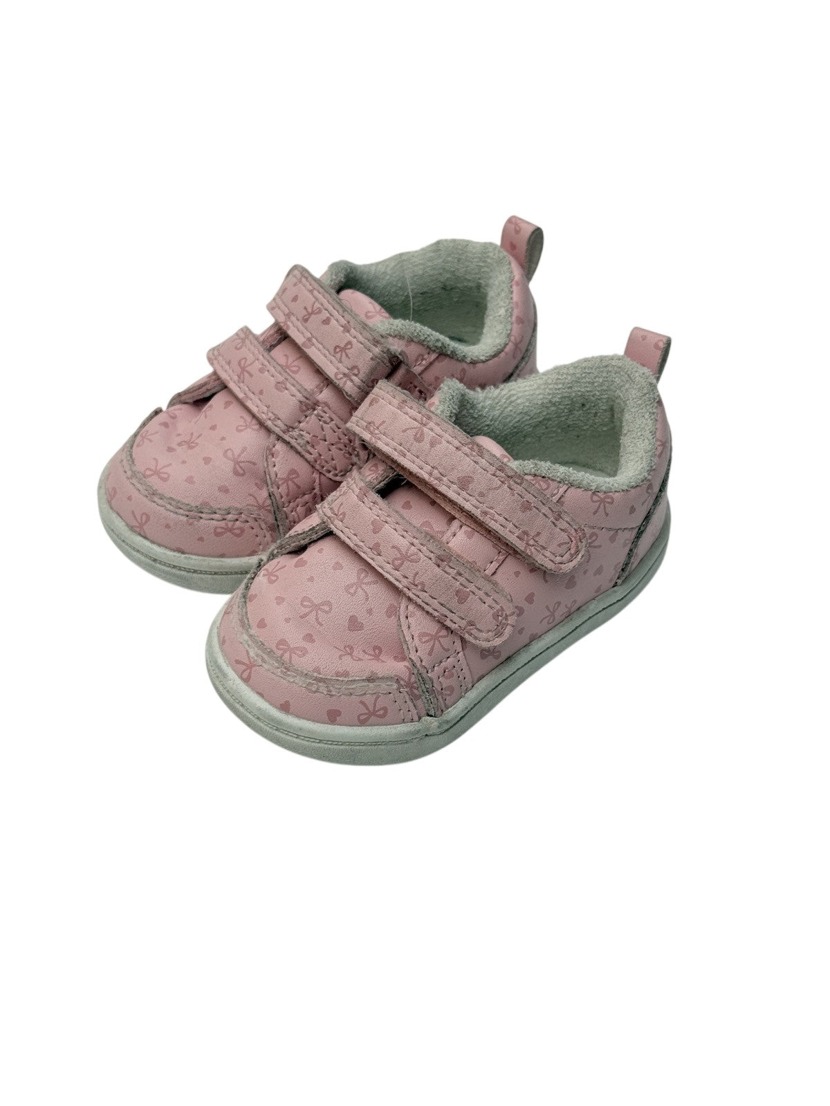 Pink Bow Sneakers Toddler Size 4