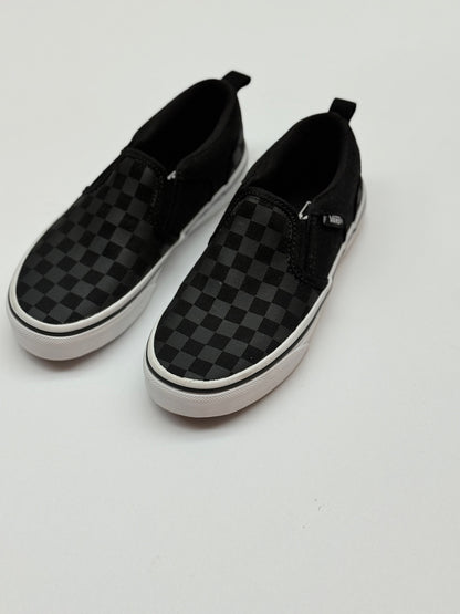 Vans Asher Slip-On Checkerboard Sneaker Youth 13