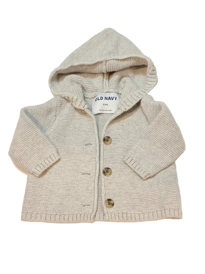 Old Navy Beige Knit Cardigan 3-6M