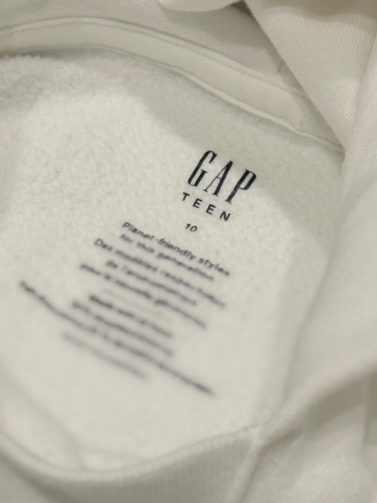 Gap Dip-Dye Logo Hoodie Size 10