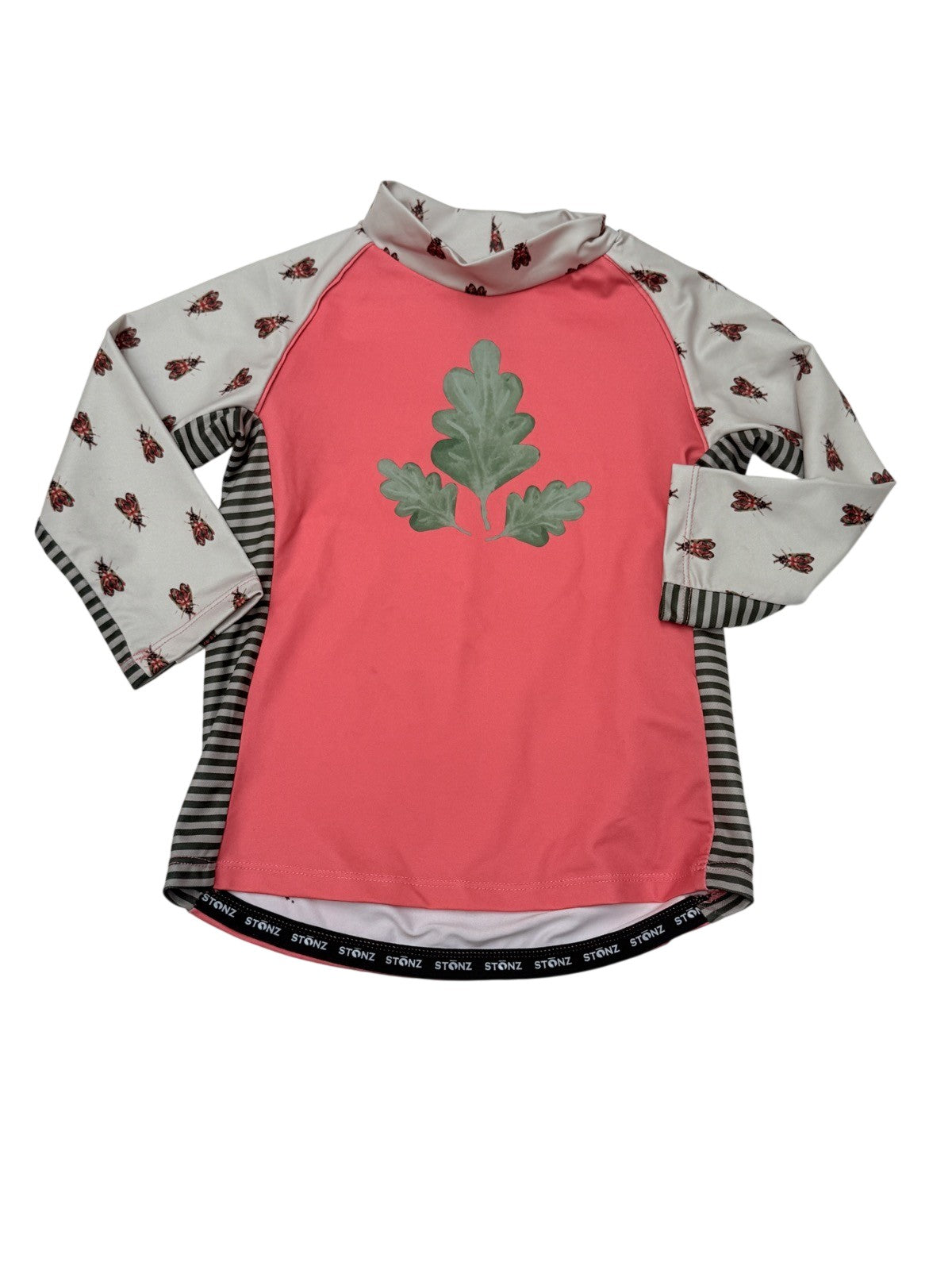 Stonz Rash Guard Ladybug Leaf 2T