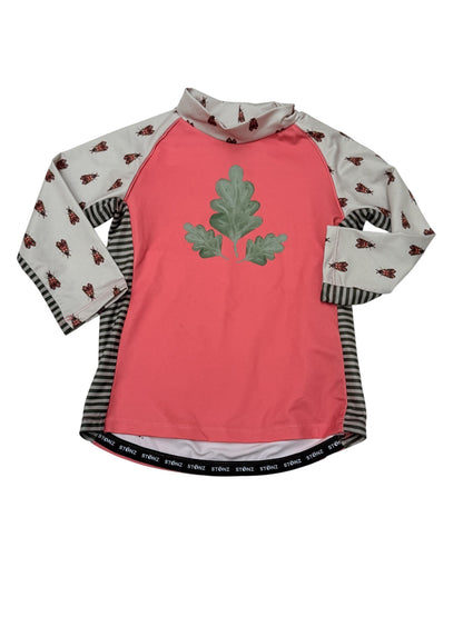Stonz Rash Guard Ladybug Leaf 2T
