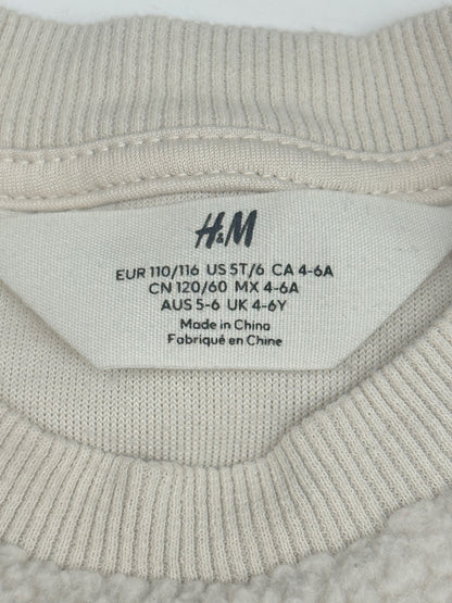 H&M Sherpa Fleece Sweatshirt 5T/6