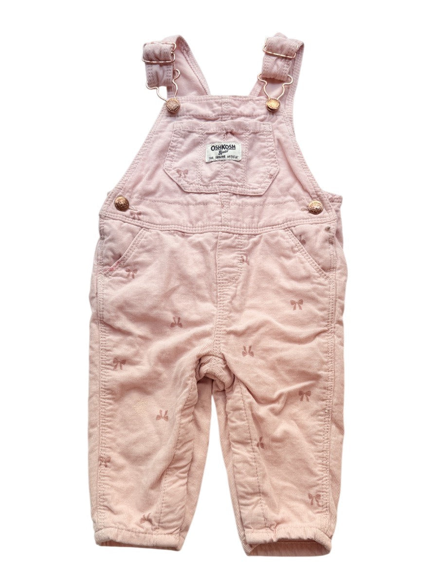 OshKosh B'gosh Pink Corduroy Overalls 6m