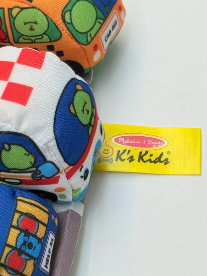 Melissa & Doug K's Kids Soft Vehicle Playset