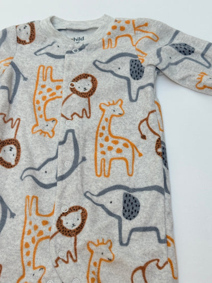 Child of Mine Carter's Safari Fleece Sleeper 6-9M