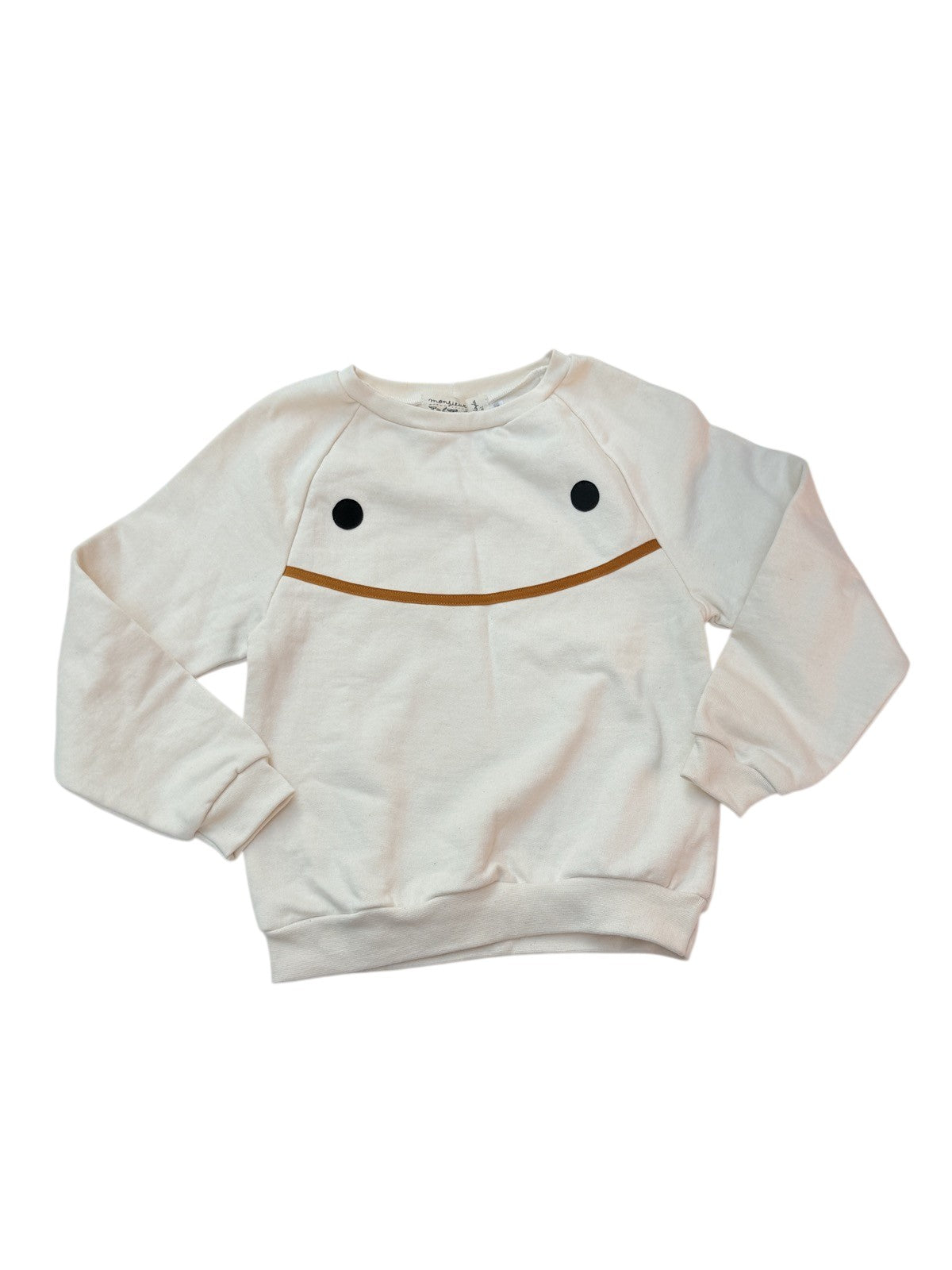 Monsieur Tse Tse Smiley Face Sweatshirt Size L