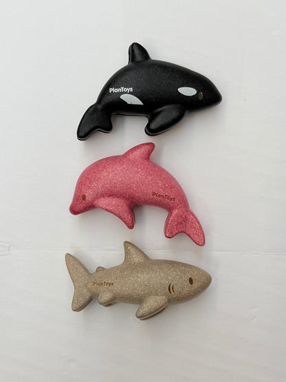PlanToys Sea Animals Figures Set of 4