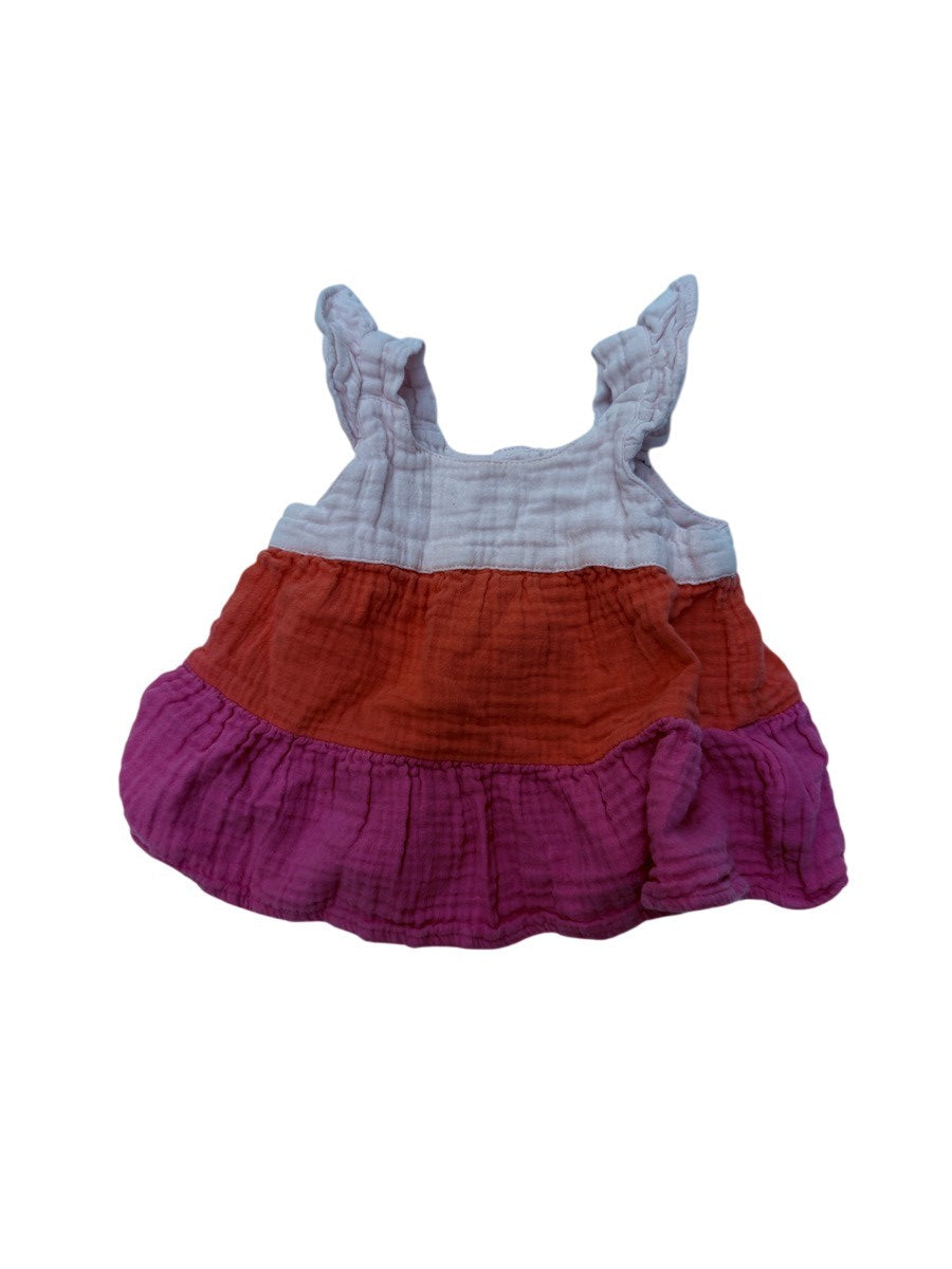 Baby Gap Color-Block Crinkle Romper 6-12M