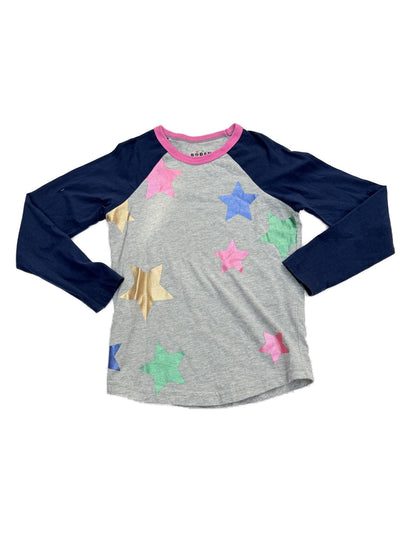 Mini Boden Star Print Long Sleeve Tee 6-7y