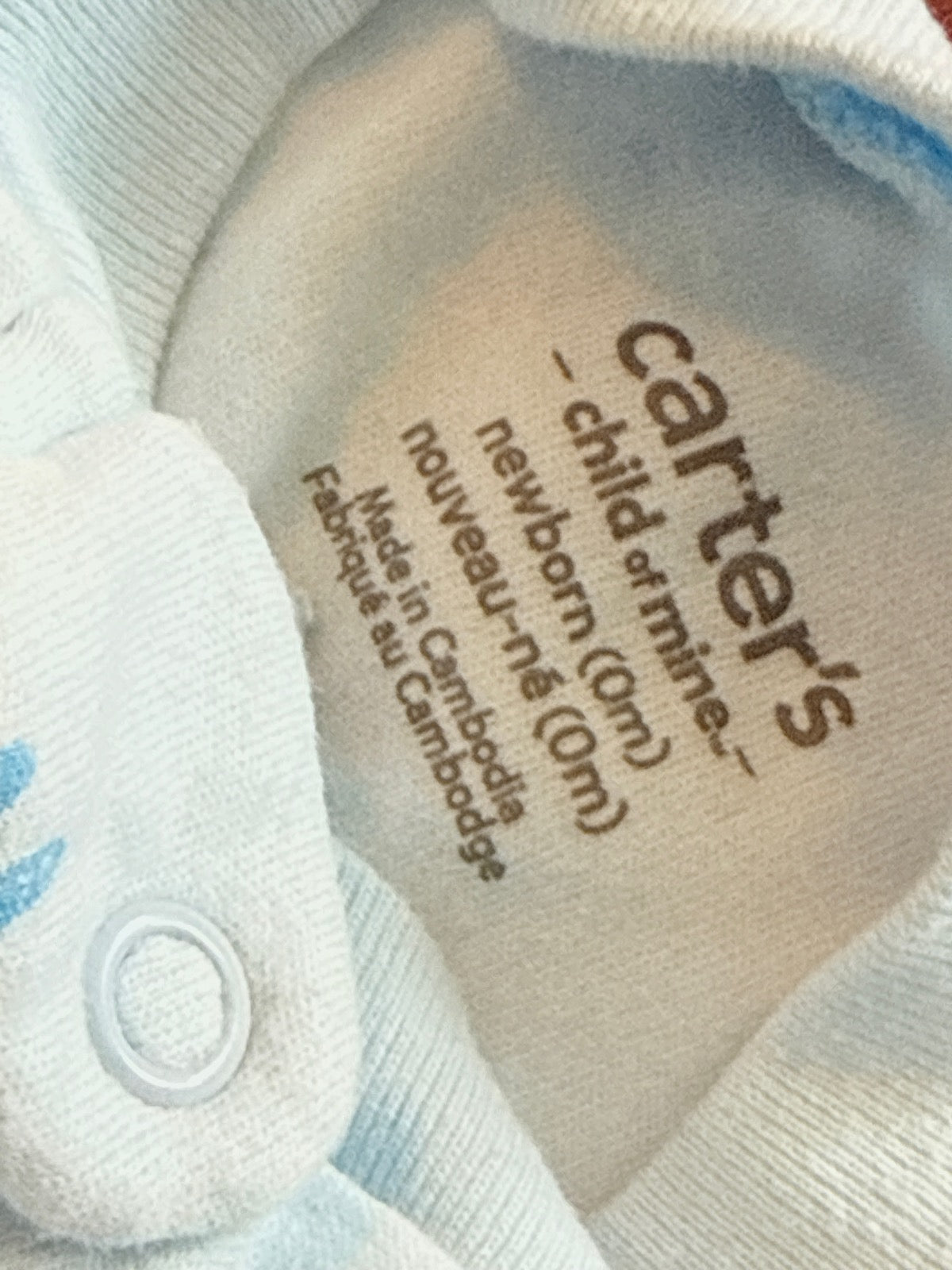 Carter's Crab Fleece Sleeper Newborn