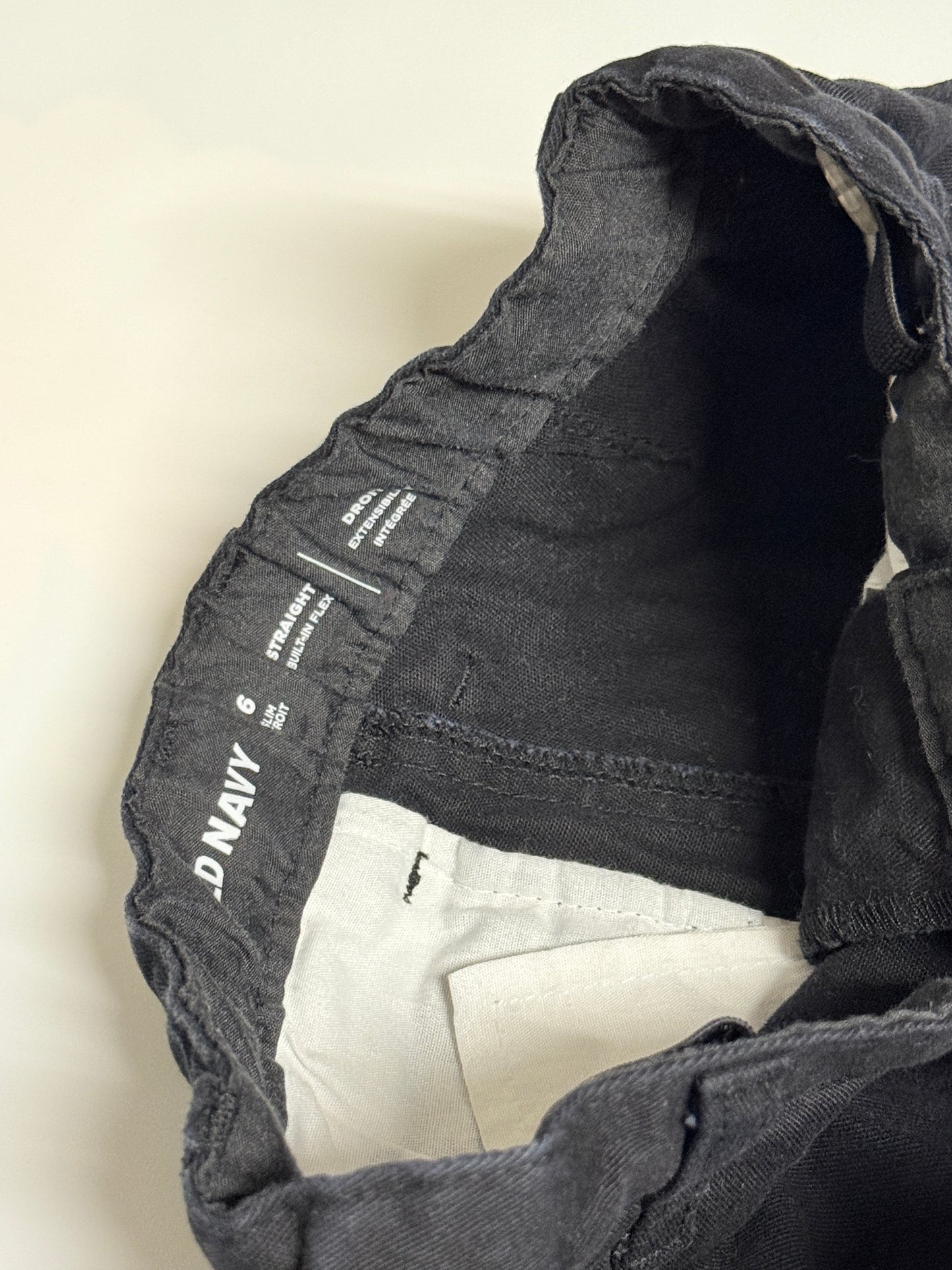 Old Navy Black Pants 6Y Slim