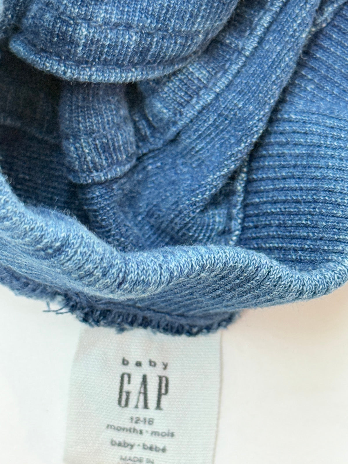 Baby Gap Knit Denim Pull-On Pants 12-18M