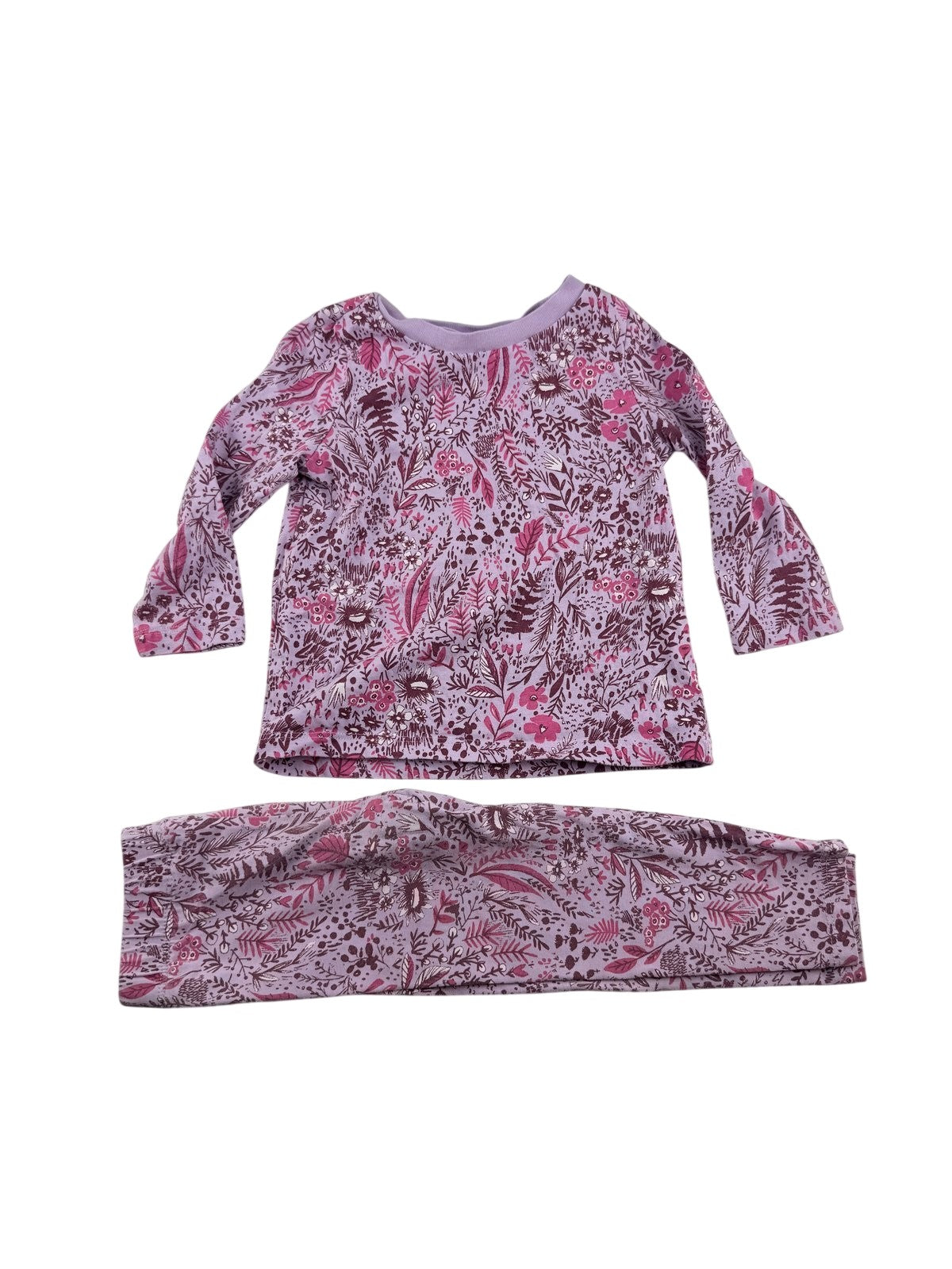 Joe Fresh Floral Purple Pajamas 18-24M