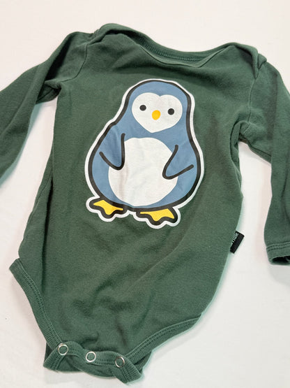 whistle & flute Penguin Bodysuit 3-6M