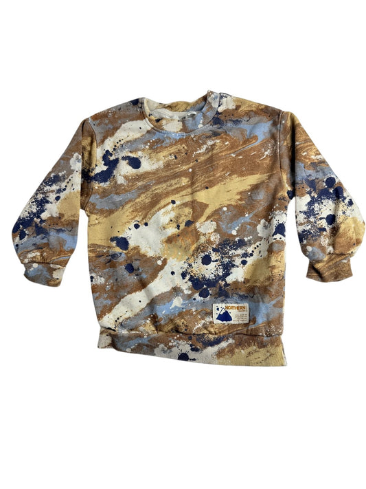 H&M Abstract Print Sweatshirt Size 2-4Y