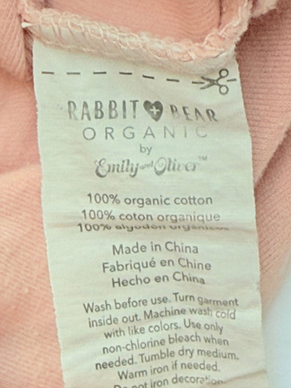 Rabbit + Pear Organic Cotton Bodysuit 0-3M
