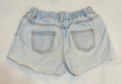 Zara Light Wash Denim Cut-Off Shorts 2-3Y