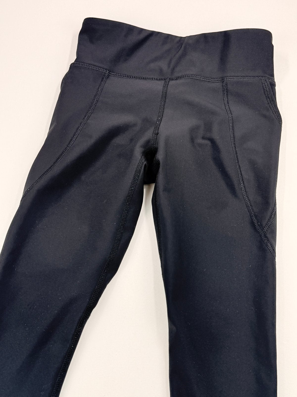 Old Navy Active Black High-Rise Leggings S (6-7) 6-7