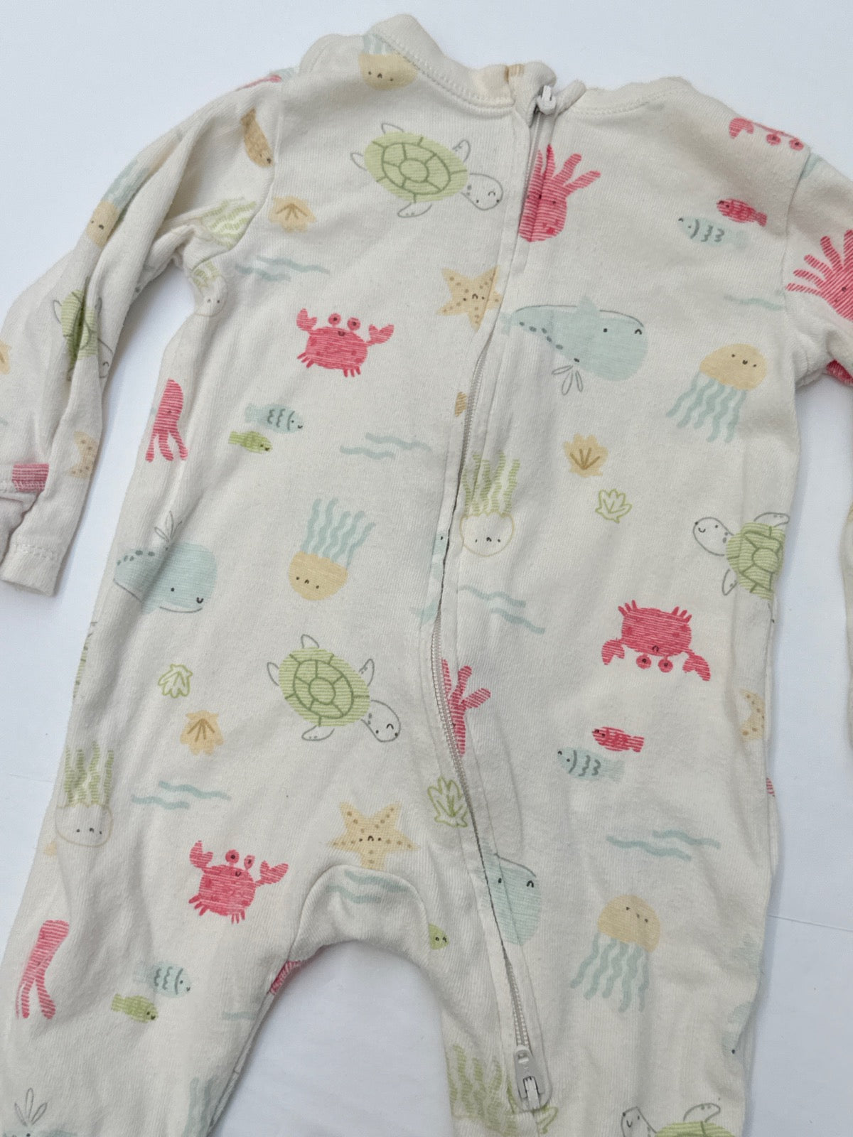 Old Navy Sea Animal Footed Sleeper 0-3M