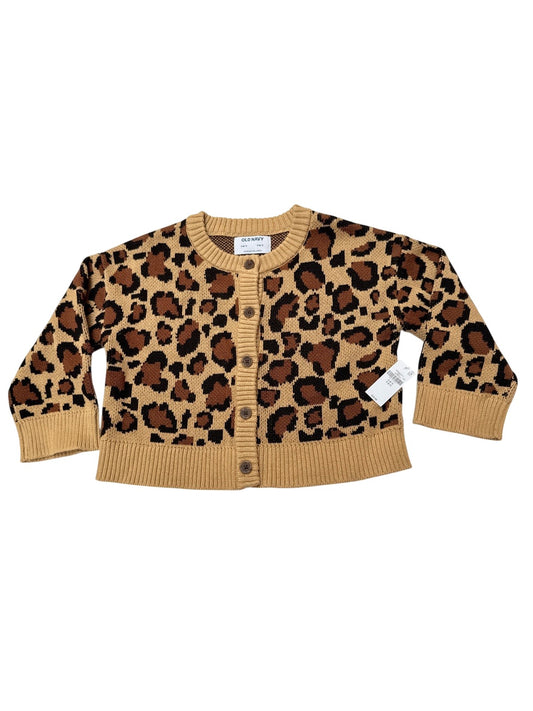 NWT - Old Navy Leopard Print Cardigan Size 6-7