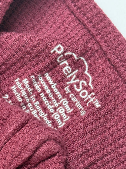 Carter's PurelySoft Waffle Footed Sleeper Newborn