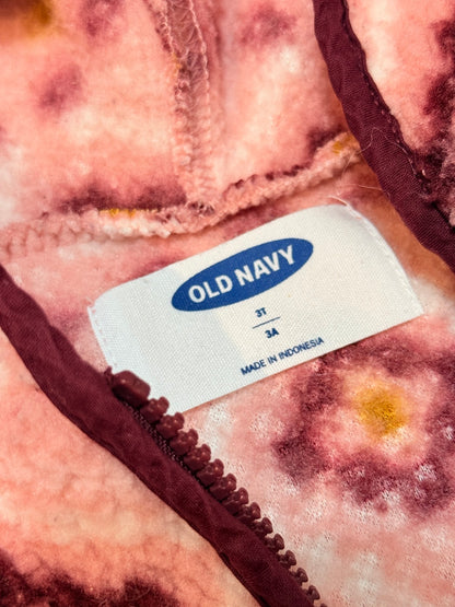 Old Navy Sherpa Fleece Hooded Jacket 3T