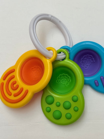 Fat Brain Toys Dimpl Clutch Sensory Keychain Toy